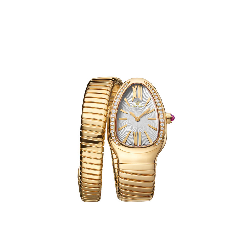 

Women's Watch Quartz Movement Size 35mm Stainless Steel Jewelry Chain Selection Sapphire Glass Deep Waterproof Montre De Luxe, Color20