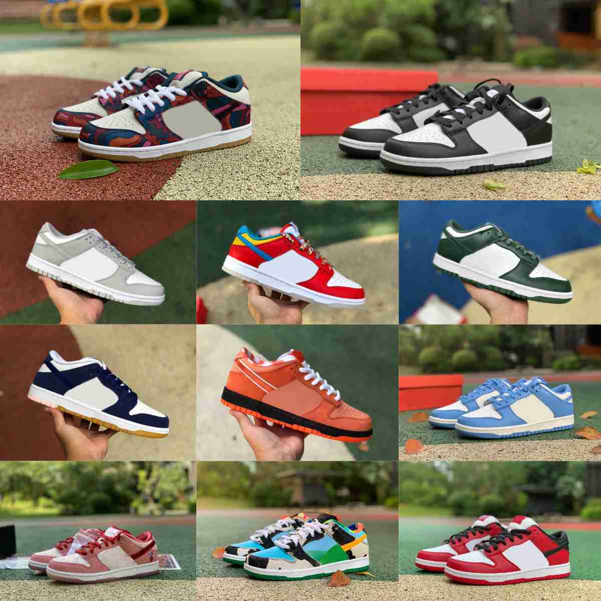 

Trainers SB LOW Men Women Sports Shoes White Black Green Grey Fog DUNKES Bart Simpson Parra Runner LA Dodgers Paisley Pack Orange UNC Safari Mix Designers Sneakers, Please contact us