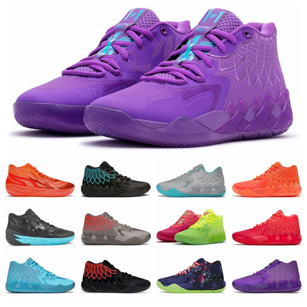 

Mens LaMelo basketball MB01 Men Women Basketball Shoe Green Black Orange Red Green BLue Rick Morty Mens Trainer Breathable Comfortable Sport Sneakers LaMelo Ball