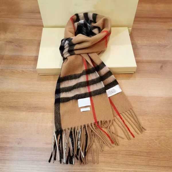 

Winter 100% cashmere designer scarf high-grade soft thick fashion mens womens luxury scarves neutral classic plaid large plaid cape imitation 5 colors 1GOCX