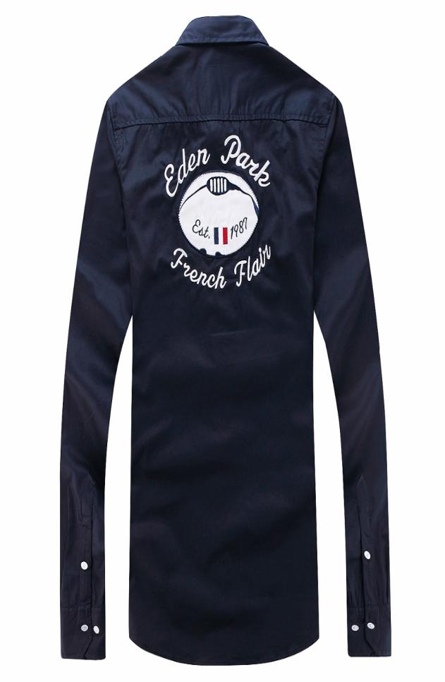 

summer Selling casual Eden park long sleeve shirts men039s Polo tops Nice Quality Fashion brand Design casual shirts Size 2496388