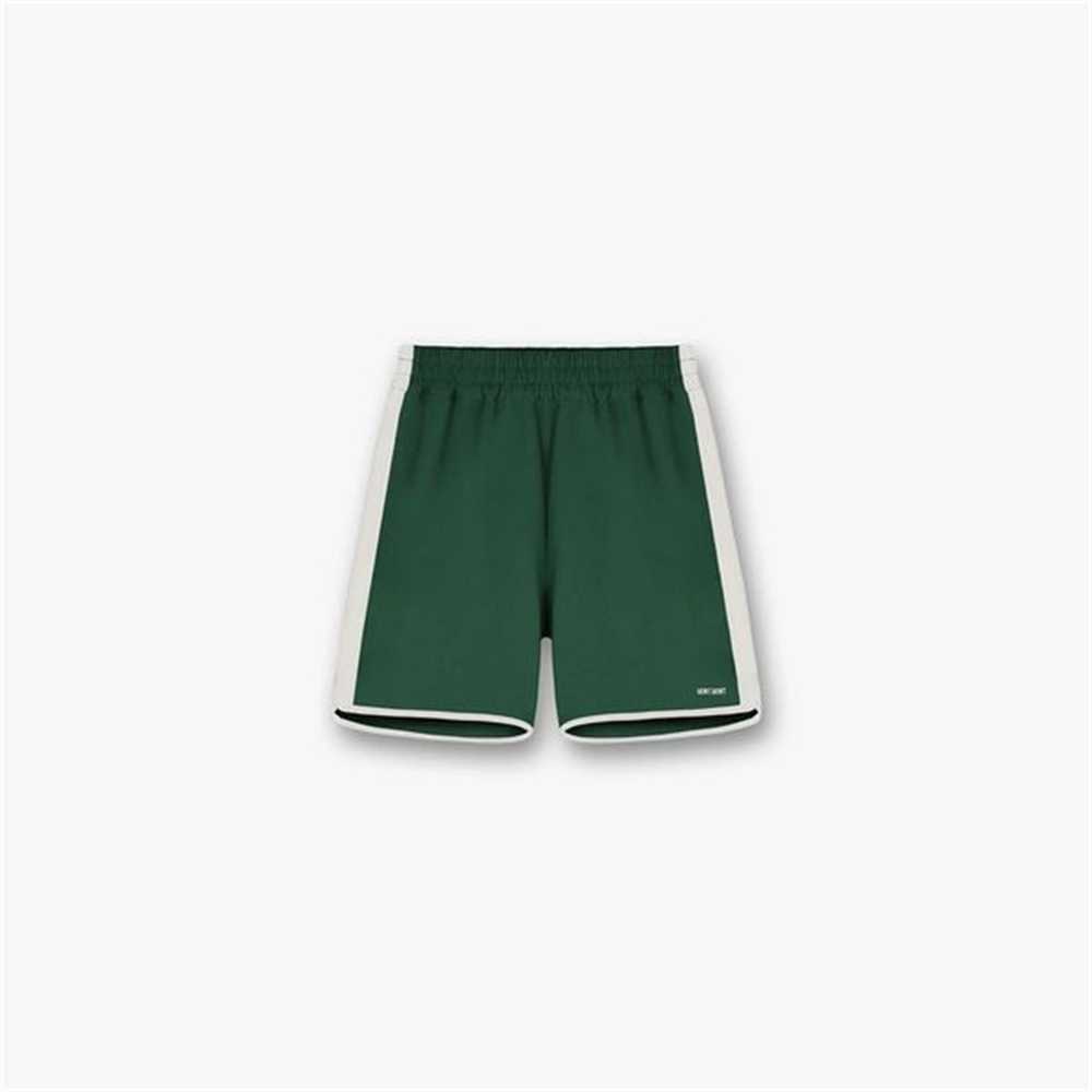 

SS22 REP Letter embroidery Shorts Women Men Drawstring Fashion loose highstreet Hip Hop summer beach holiday American FZKZ278 HVRT, Black