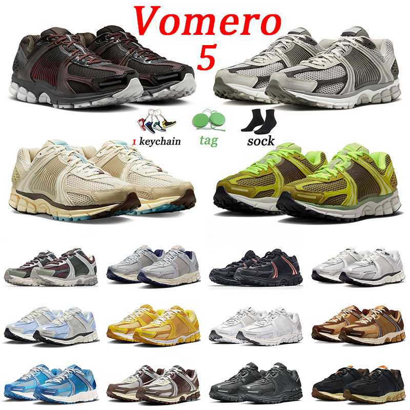 

Professional Zoom Vomero 5 Running Shoes Wheat Grass Men Sneakers Photon Dust Metallic Silver Oatmeal Dark Vast Grey Anthracite Black White Women sports trainers