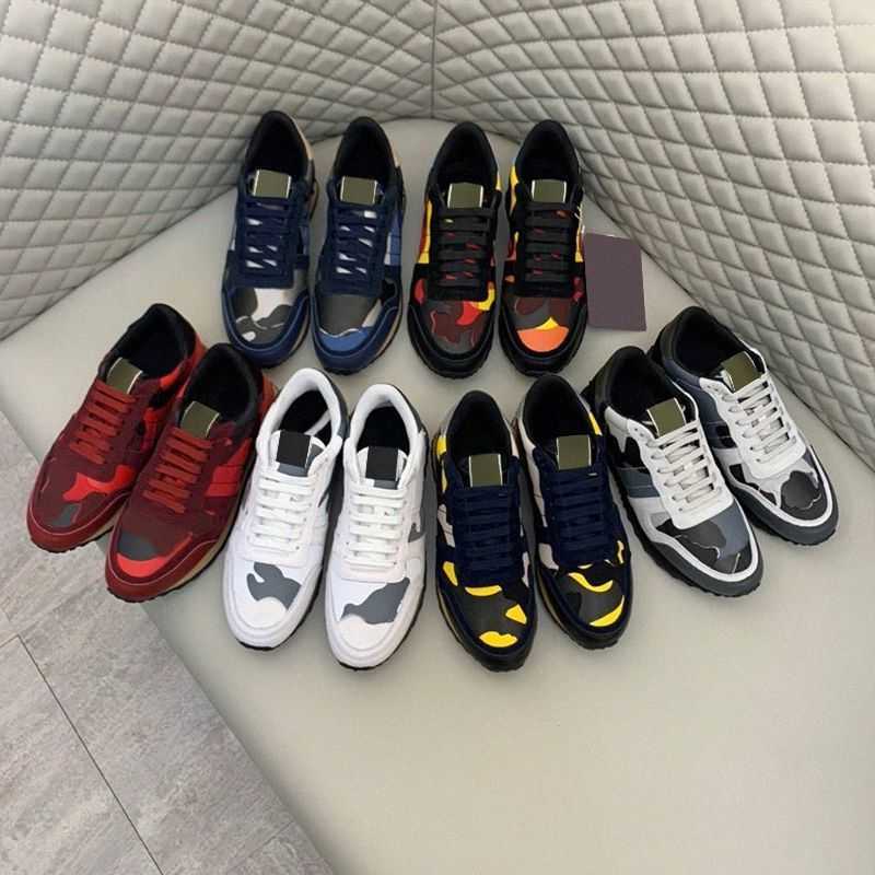 Top qualité nouvelles chaussures Designer hommes chaussures décontractées femmes mode en cuir véritable baskets de luxe valentinolies 8WBO