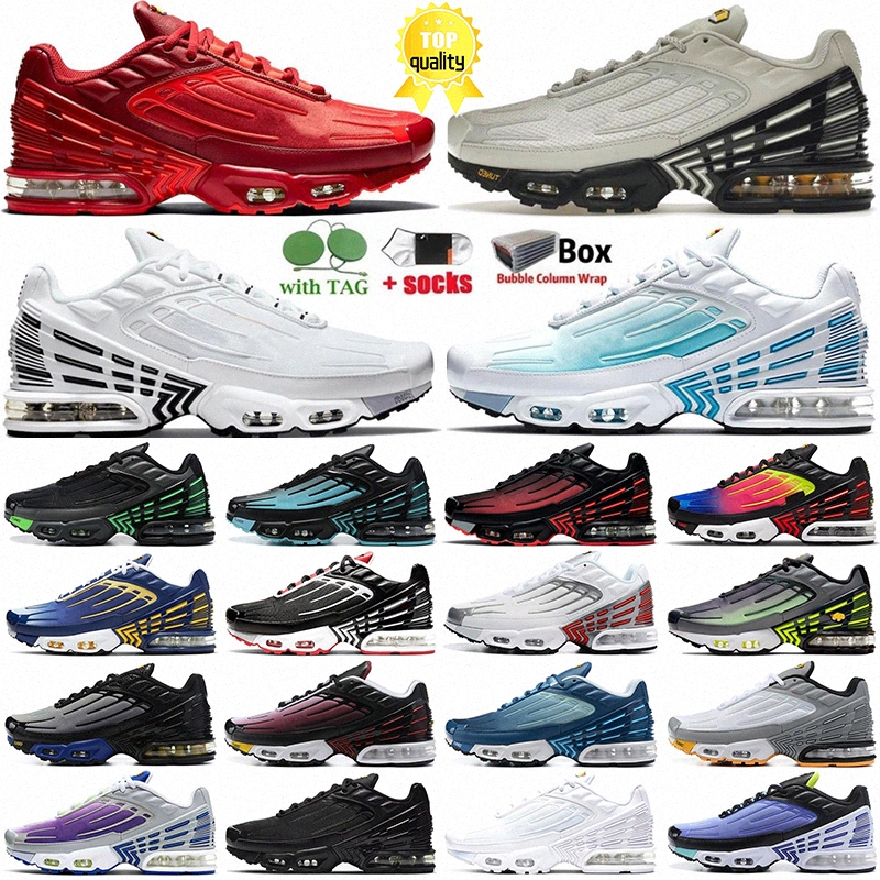 

Tn 3 Plus III Tuned Running Shoes Des Chaussures Obsidian Bone Black Olive Laser Blue Rainbow Mens Women Halloween Tn3 Trainers Sports Sneakers 36-46 i48X#, Colour# 40