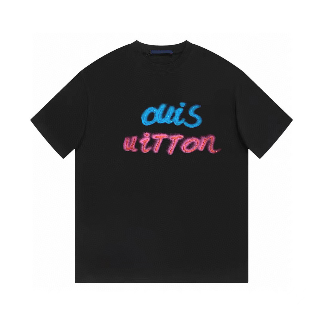 

Men's Plus Tees & Polos Round neck embroidered and printed polar style summer wear with street pure cotton 111rwed