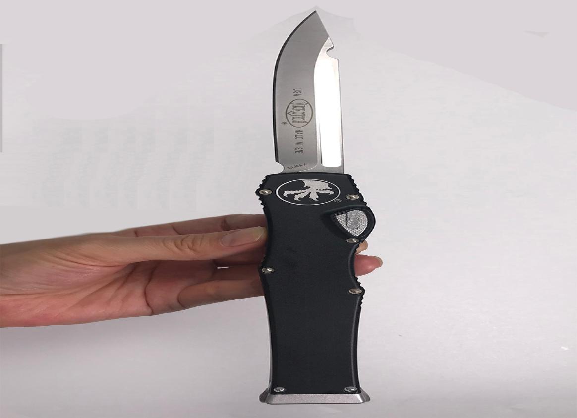 

CNC VG10 blade 6062HR Benchmade BM3300 UTX85 trumpt 3 quotT6 aluminum handle Black Green camping automatic knife tactical cut6863374