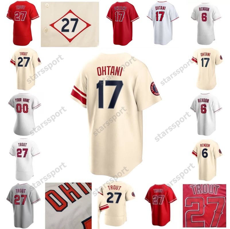 

17 Shohei Ohtani 2022 City Connect LA Jerseys Mike Trout Anthony Rendon Jared Walsh Men Women Youth Taylor Ward Michael Lorenzen Raisel Iglesias Matt Duffy, As shown in illustration