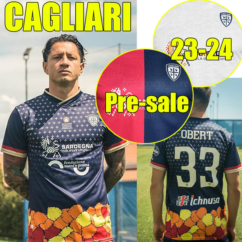 

23/24 Pre-sale CAGLIARI soccer jerseys 2023 Saint Efisio Special edition RANIERI BENETTI LAPADULA PAVOLETTI LUVUMBO Simeone NANDEZ MANCOSU 2024 footbll shirts, 22-23 christmas version