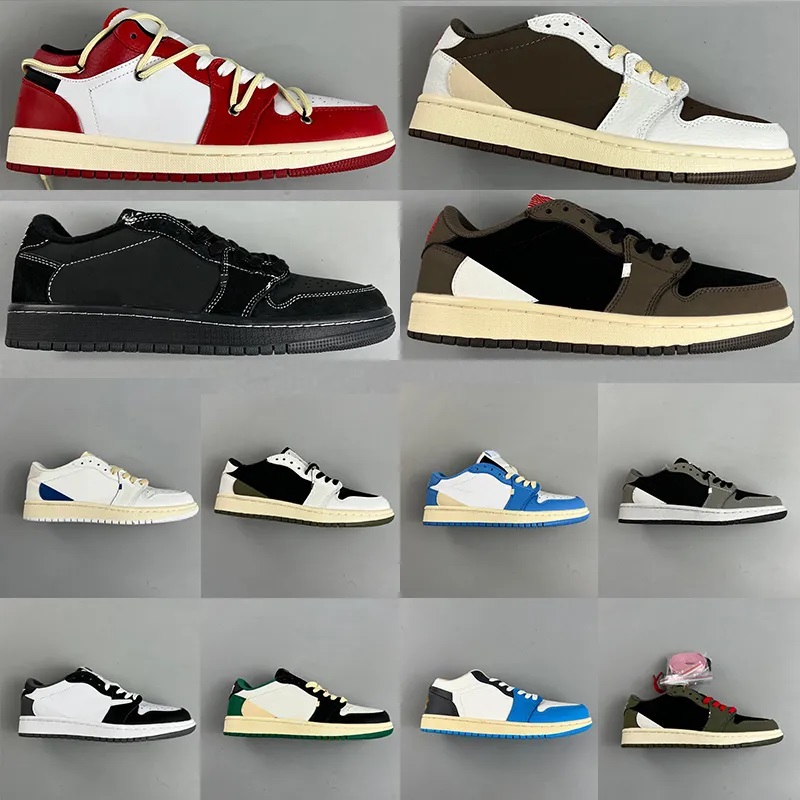 

Men Basketball Shoes High Fragment Shoe Low Black Phantom Travis X Scotts Orange Black Phantom Reverse Mocha 1S Sail Black TS Trainers Women SP Outdoor Sneakers