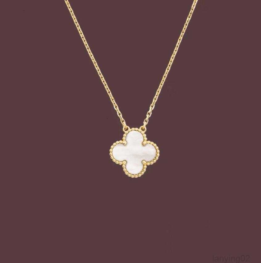 

Classic Fashion Pendant Necklaces for women Elegant 4/Four Leaf Clover locket Necklace Highly Quality Choker chains Designer Jewelry Plated gold girls
