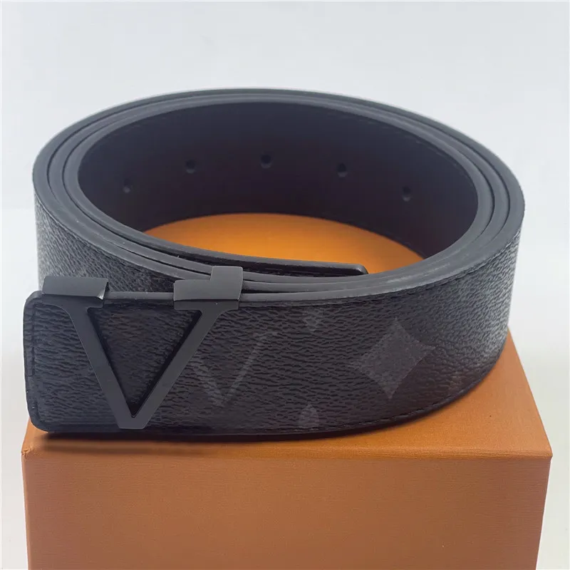2023 Men Designers Belts Classic fashion casual letter smooth buckle womens mens leather belt width 3.8cm