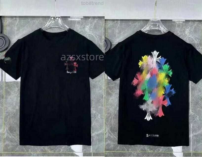 

Classic Luxury Designer Long Sleeve T-shirt Heart Fashion Womens Horseshoe Sanskrit Cross Print Pullover Sweatshirts Chromes Mens Loose Hoodless Sweater 9oj, Ol21