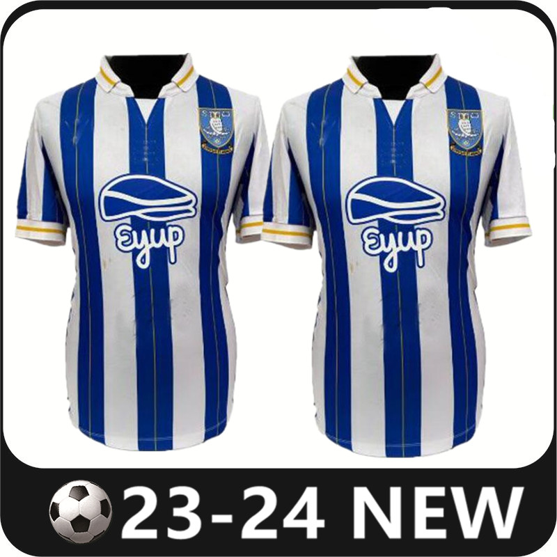 

23 24 Sheffield Wednesday soccer jerseys 2023 20224 Will Vaulks Callum Paterson Michael Smith Tyreeq Bakinson Mallik Wilks MAN KIDS football shirts top uniforms, 23/24 home