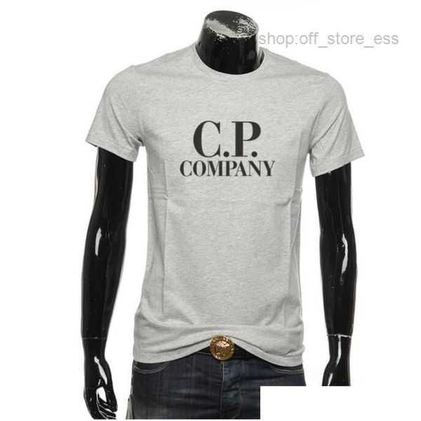 

Men' T-shirts Classic Summer Mens Tshirts Casual Company Cotton t Shirts Letters Print Short Sleeves Cp Male Tops Highquality Ccp m Othgm 2 FI0U, White