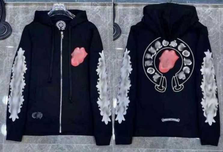

Men' Hoodies Sweatshirts Fashion Luxury Men' Jackets Designer Zipper Sweatshirts Heat Horseshoe Cross Print Brand Ch Hoodies Women Chromes Coat Casual Hoodies, Shipping fee
