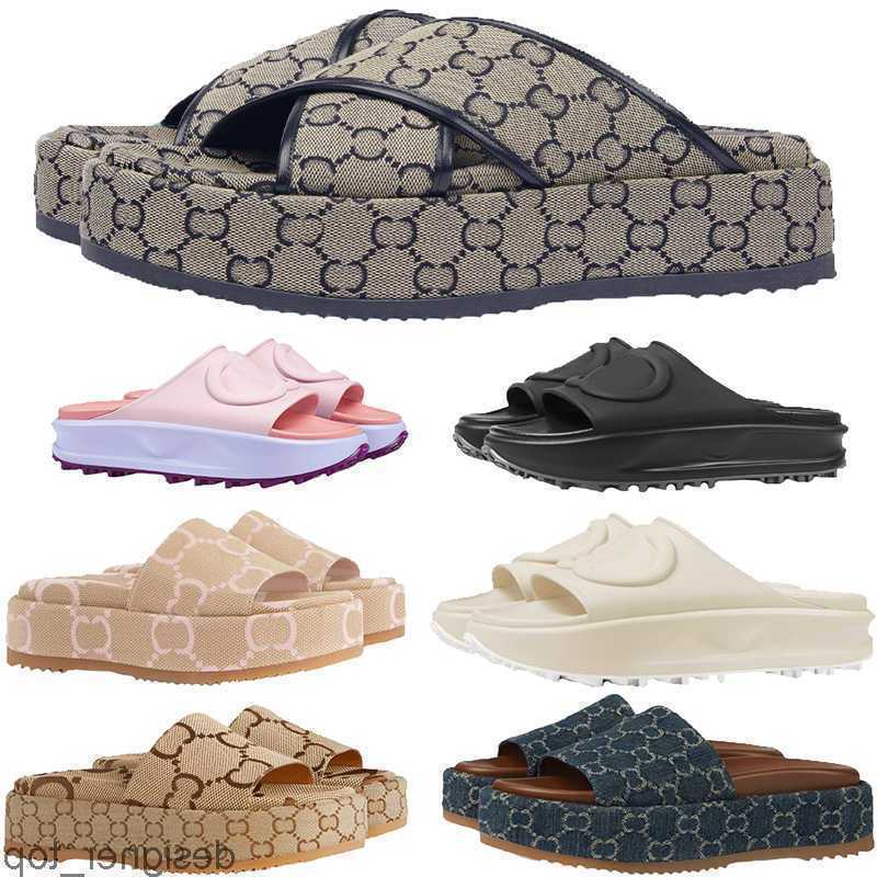 

New style Slippers Sandal Sliders Macaron thick bottom non-slip soft fashion G house slipper women wear beach¡gUcCiItYs¡sildes flip-flops guccy, #1