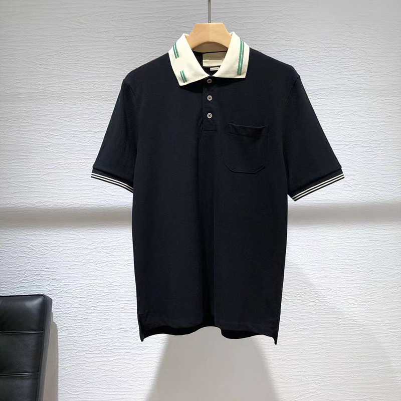 

designer polo men shirt Fashion tshirt Women t shirts Tees Tops loose casual polos couples Luxurys Clothing Sleeve business Clothes 5WVO, Lawngreen