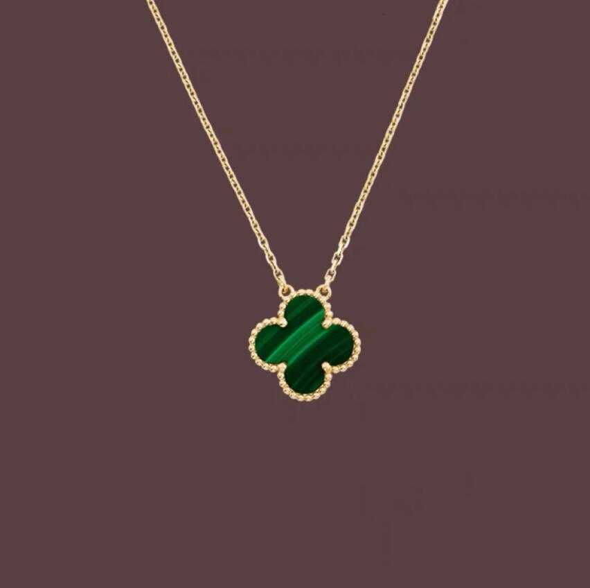 

Fashion Pendant Necklaces for women Elegant 4/Four Leaf Clover locket Necklace Highly Quality Choker chains Designer Jewelry 18K Plated gold girls GiftNFBW