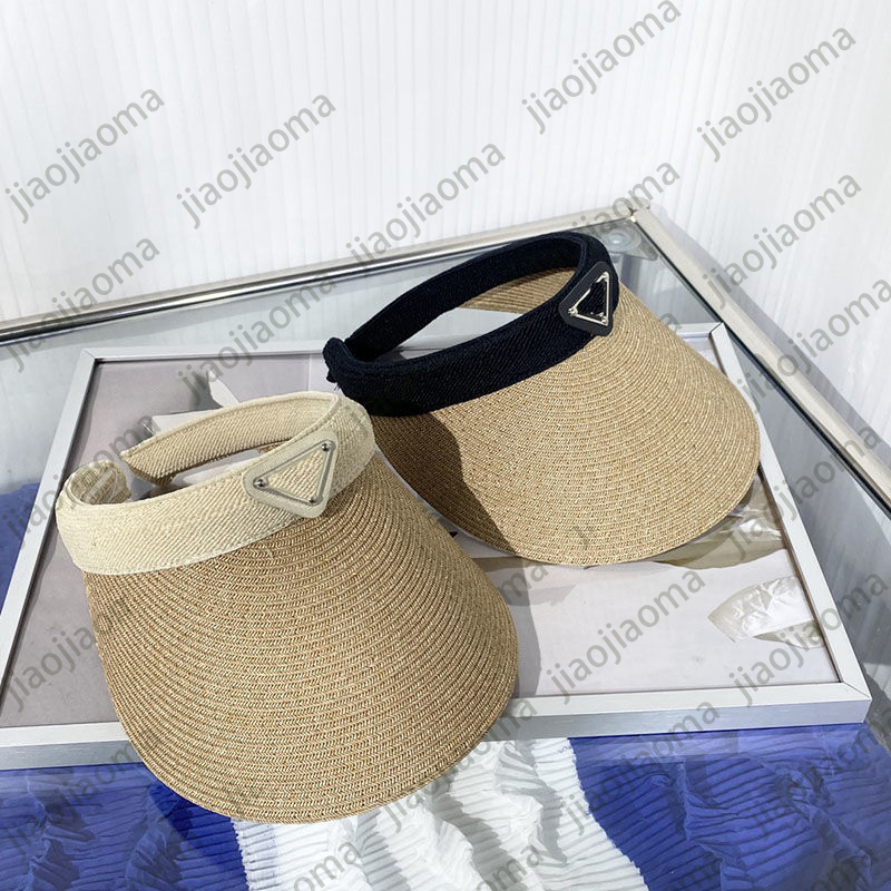 

6Q Luxurys Desingers Sunscreen cap High Quality Hoop style Sun Fashion Wthout Letter Baseball top hat Sunshade straw Empty top Caps Classical 12fdas, Multi