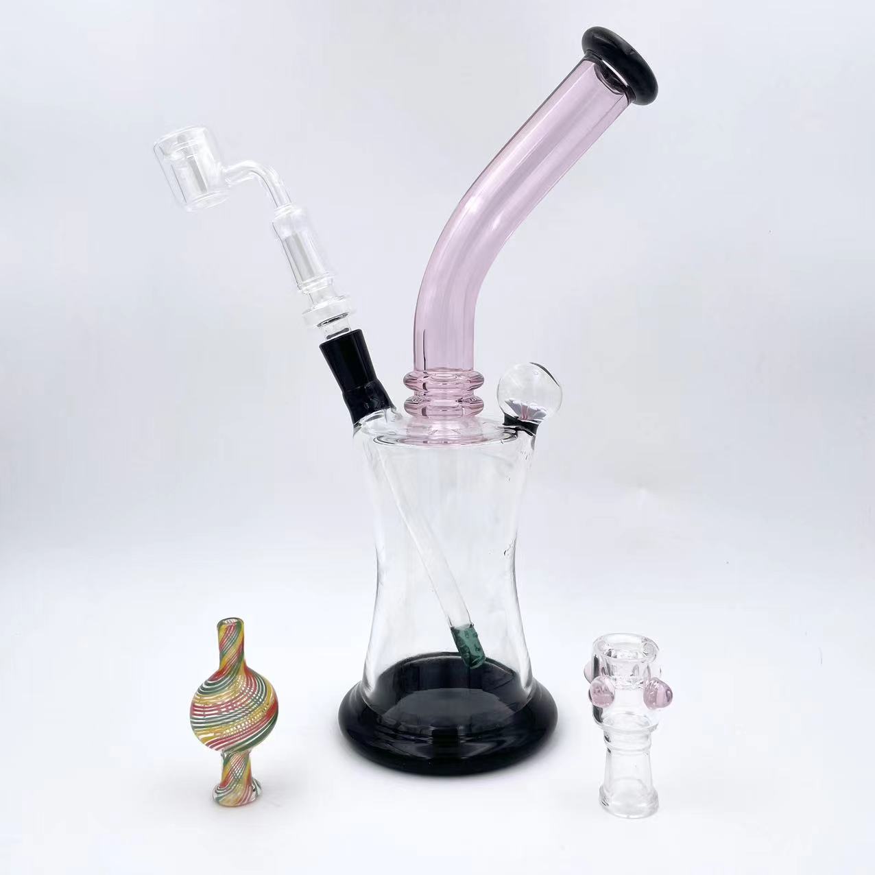 Beaker Bong Hookah/EMS safe and fast delivery/brilliant water filtering effect/superb smoking experience/custom-made/Micro-Hole diffused perc/Cle-image-405744585