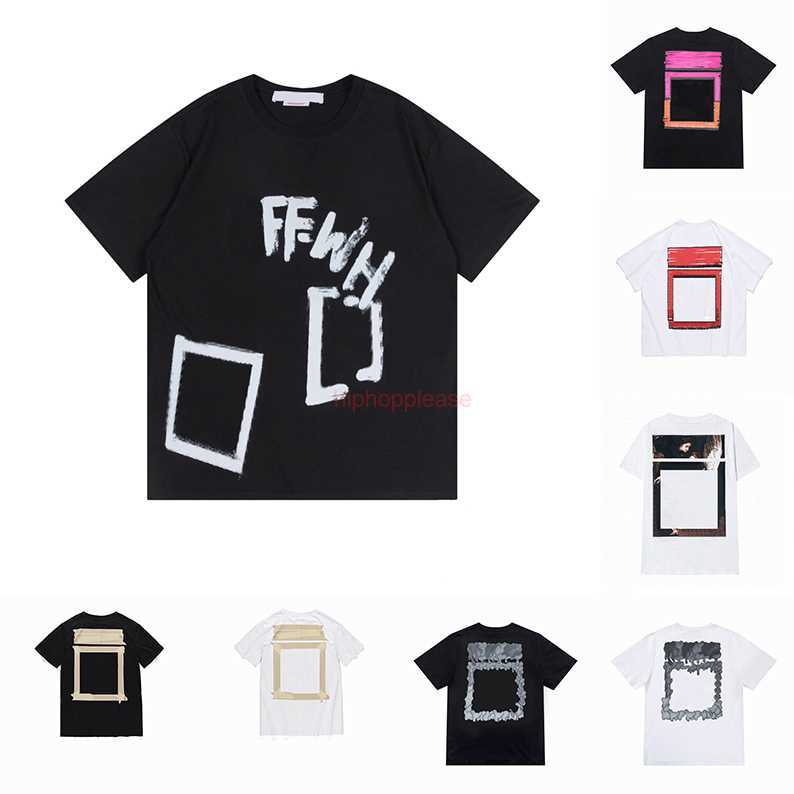

OFFs Tshirts Mens T-Shirts Loose Tees Tops Man S Casual Shirt Luxurys Clothing Street Shorts Sleeve White Clothes Summer, 19