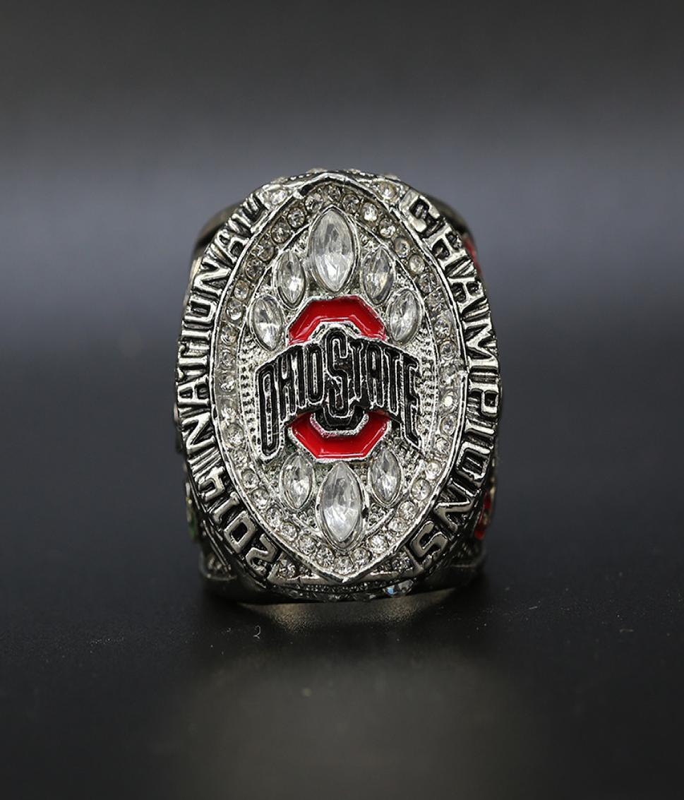 

2014 Ohio State Buckeyes College sugar bowl Football National Championship Ring alloy sports fans collection souvenirs Christmas g9804317