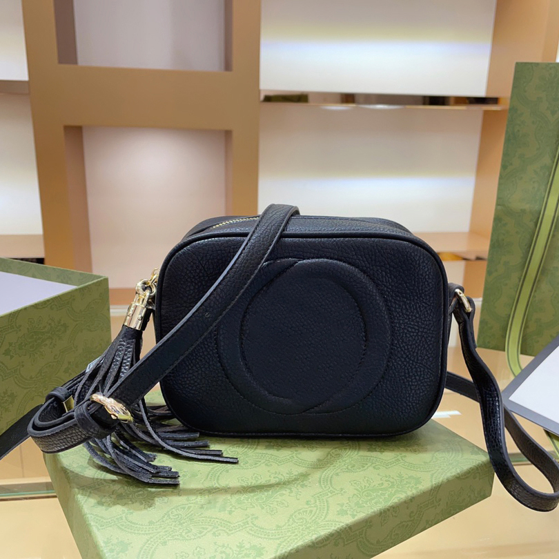 

Luxury Designer camera bags Soho Disco Genuine Leather Marmont bag men cosmetic bags Shoulder Wallets cross body clutch strap tote Womens Stuff Sacks handbag Zipper, Black