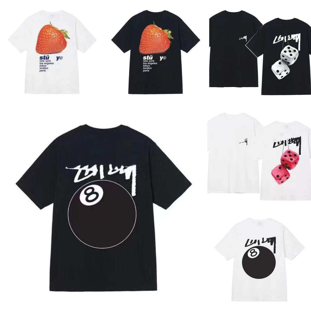 summer shirt Tees For Men Womens Shirts T Shirts Designer T-shirts cottons Tops Man S Casual Shirt Luxurys Clothing Street Slim fit Shorts Sleeve-image-882253494
