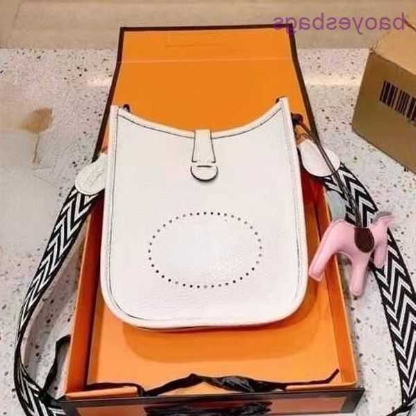 

Designer Bag Totes Bags Evelynbag 2023 Cow h Hig End Top Layer Togo Bucket Women's Lycee Grain Hollow One Soulder Cross Body Uhyb With Logo NZE5