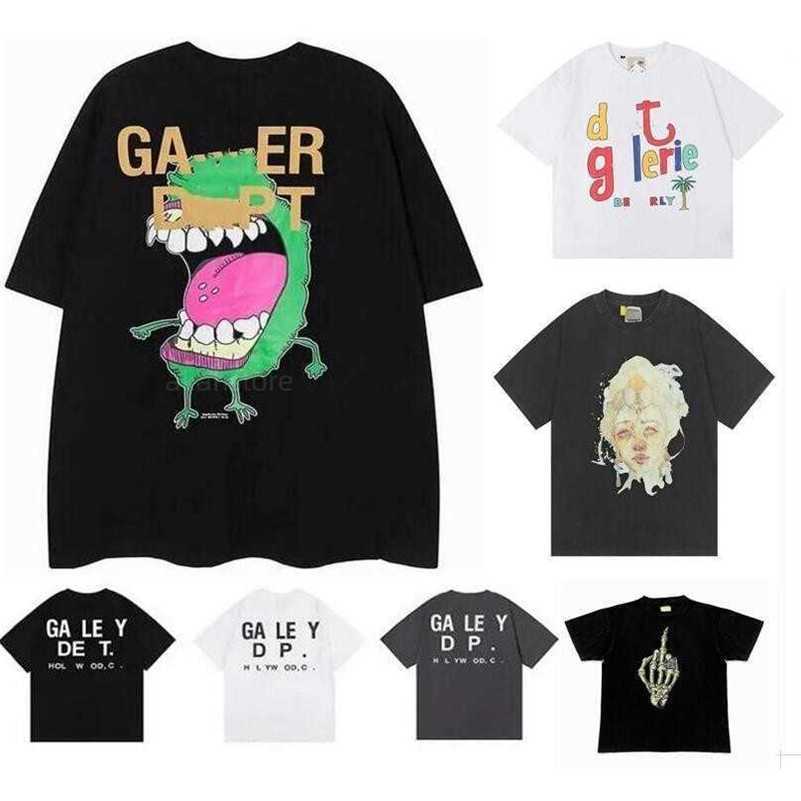 

Designer Mens T-shirts Summer Gall depts shirt Vintage wash do old Angel car graffiti print casual loose short sleeve T-shirt, 23