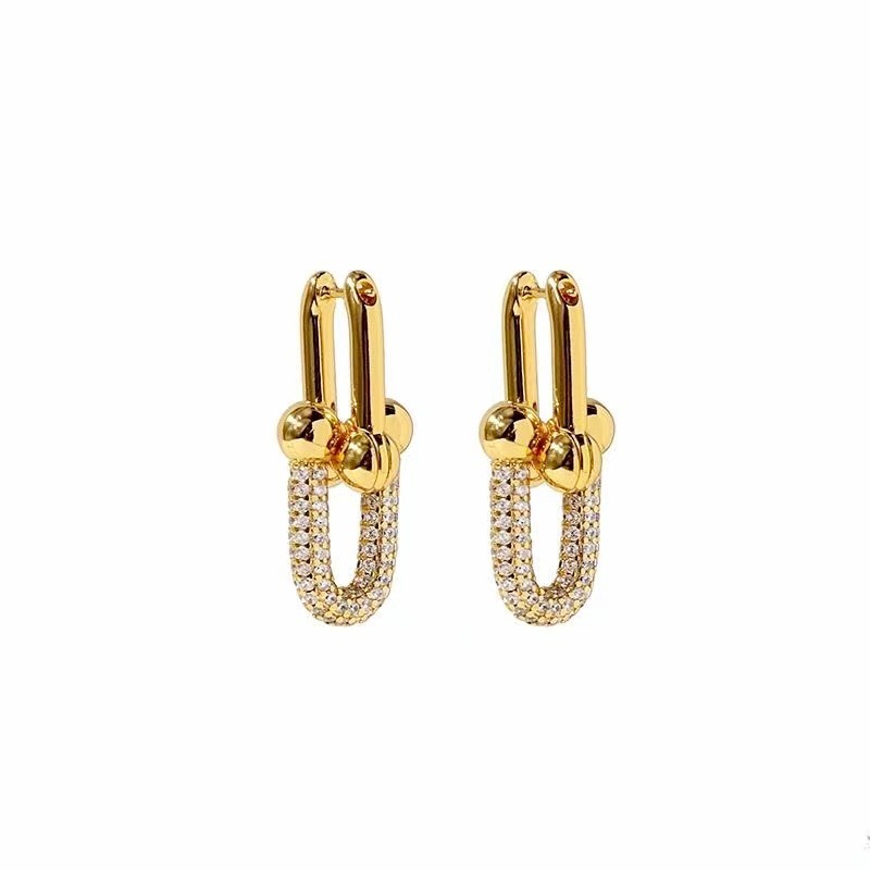 

Brand Jewelry Women Chain Earrings Fashion Designer Earrings Girls Valentine's Day Gift Factory Wholesale With box