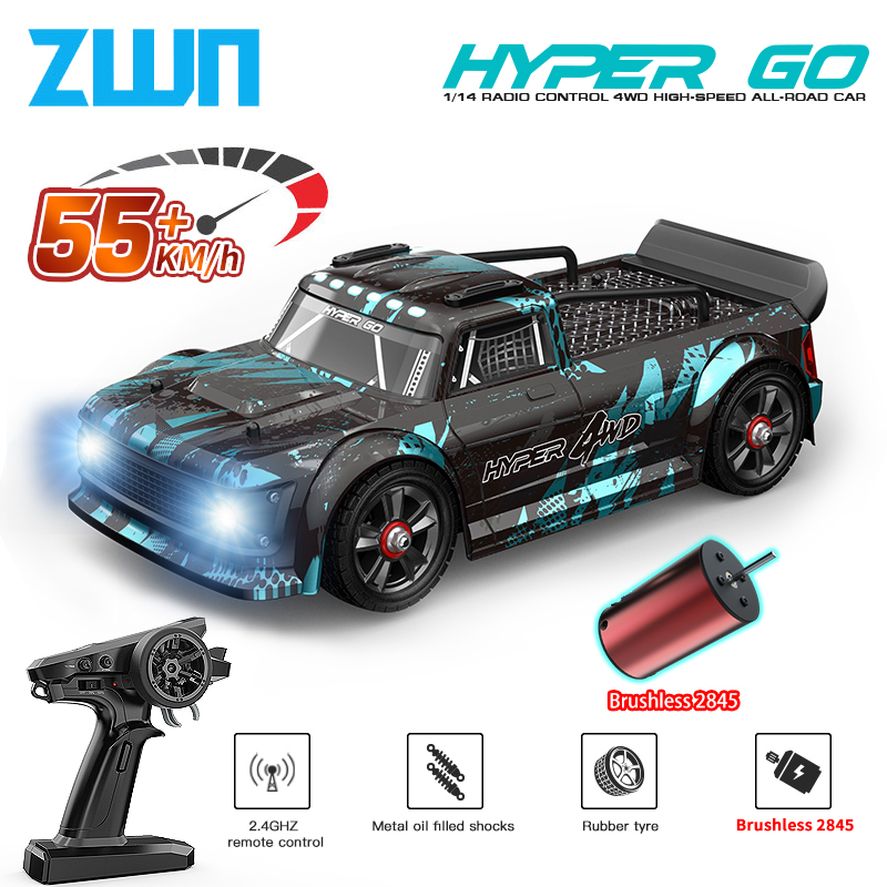 

2023 MJX Hyper Go 14301 14302 1/14 Brushless RC Car 2.4G 4WD Electric High Speed Off-Road Remote Control Drift Monster Truck for Kids NEW