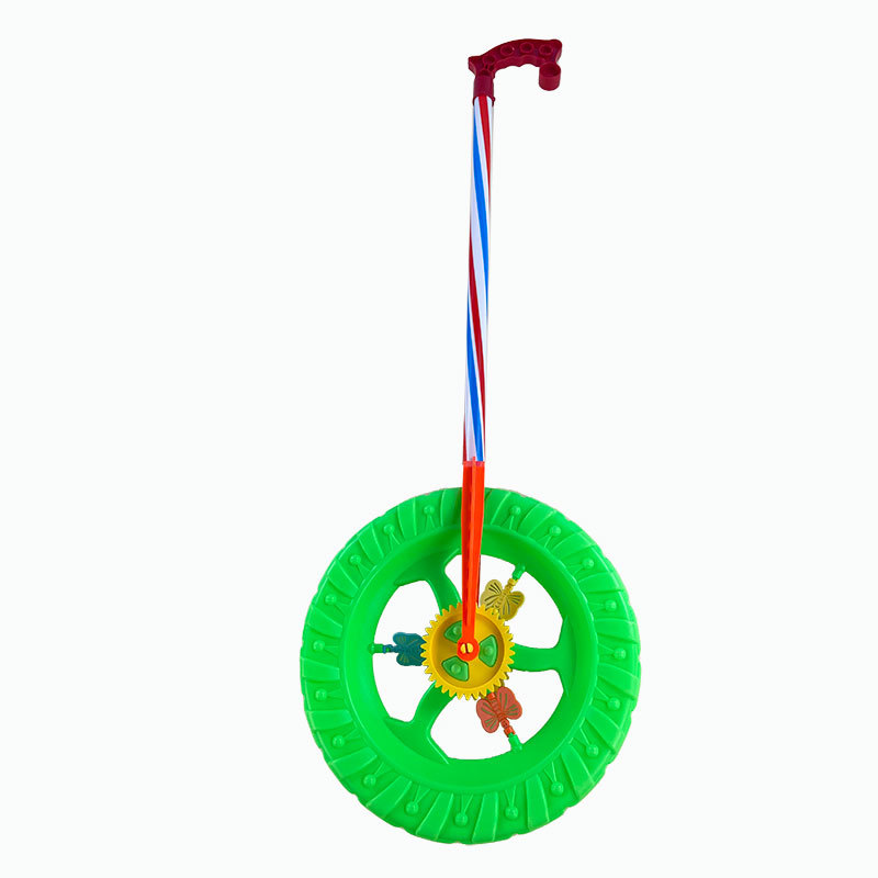 

Infant and toddler walking hand push hot selling toys, push-pull wheels, mobile children's street stalls, night market toy wholesale