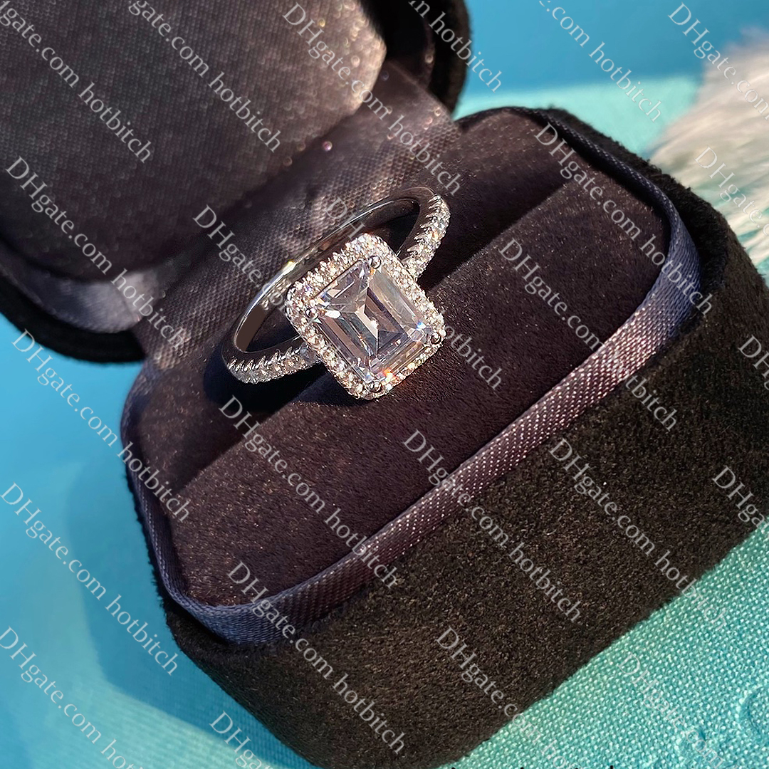 

Designer Ring Women Diamond Rings Fashion Luxury 925 Sterling Silver Wedding Ring High Quality Lady Jewelry Gift for Anniversary