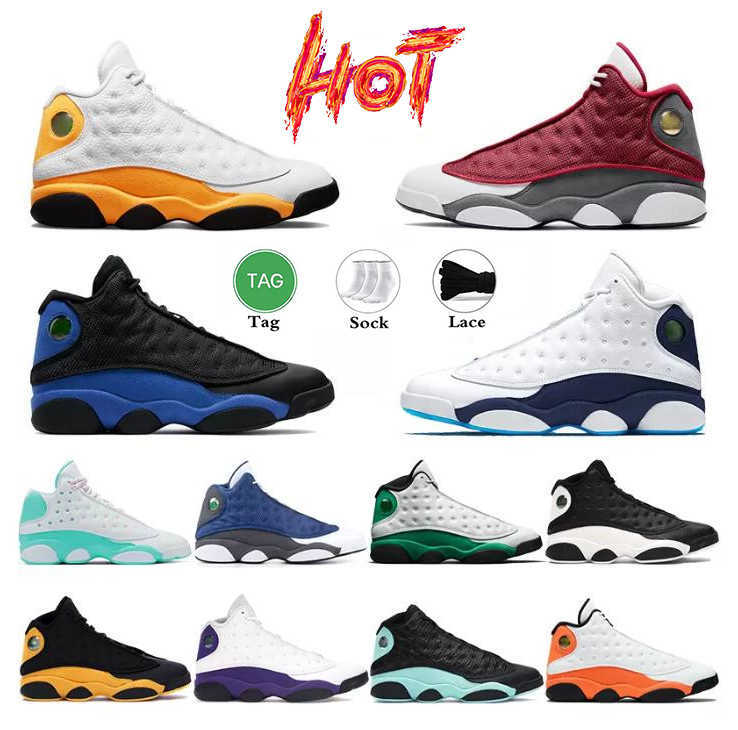 

2023 Jumpman 13 Basketball Shoes French Blue Black Flint 13s Del Sol Playground Navy University Blue Black Cat Court Purple Starfish Retro trainers outdoor sneakers