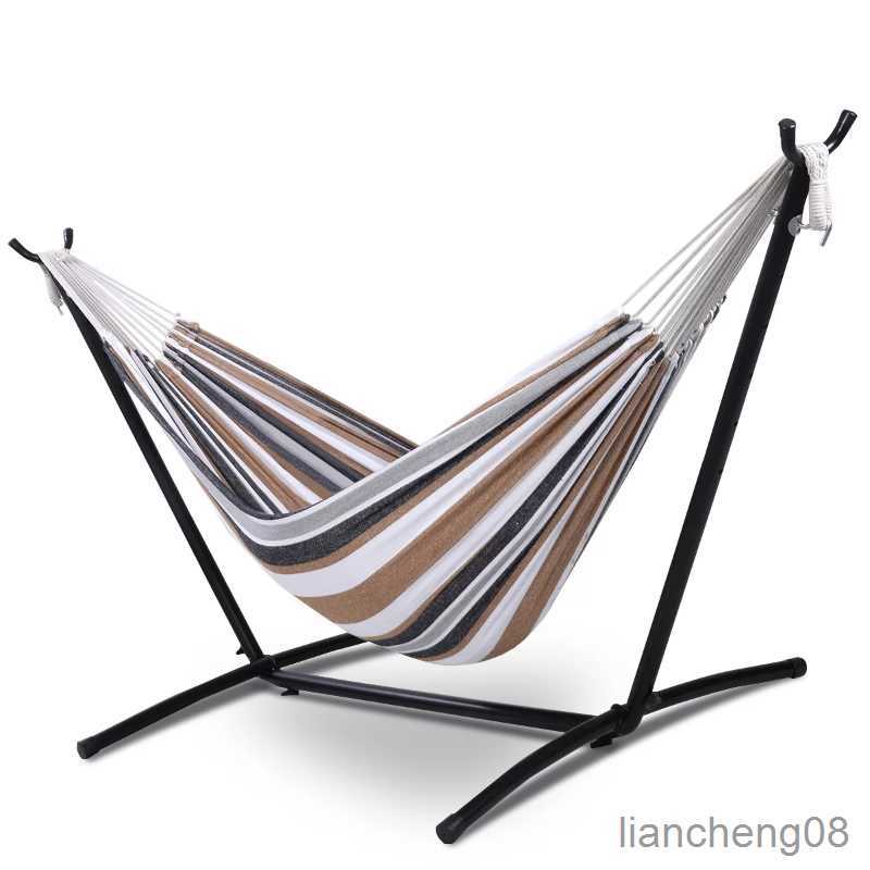 Hammocks Portable Double Hammock with Stand Included Outdoor Furniture Hammock with Stand Camp L260526-image-876341226