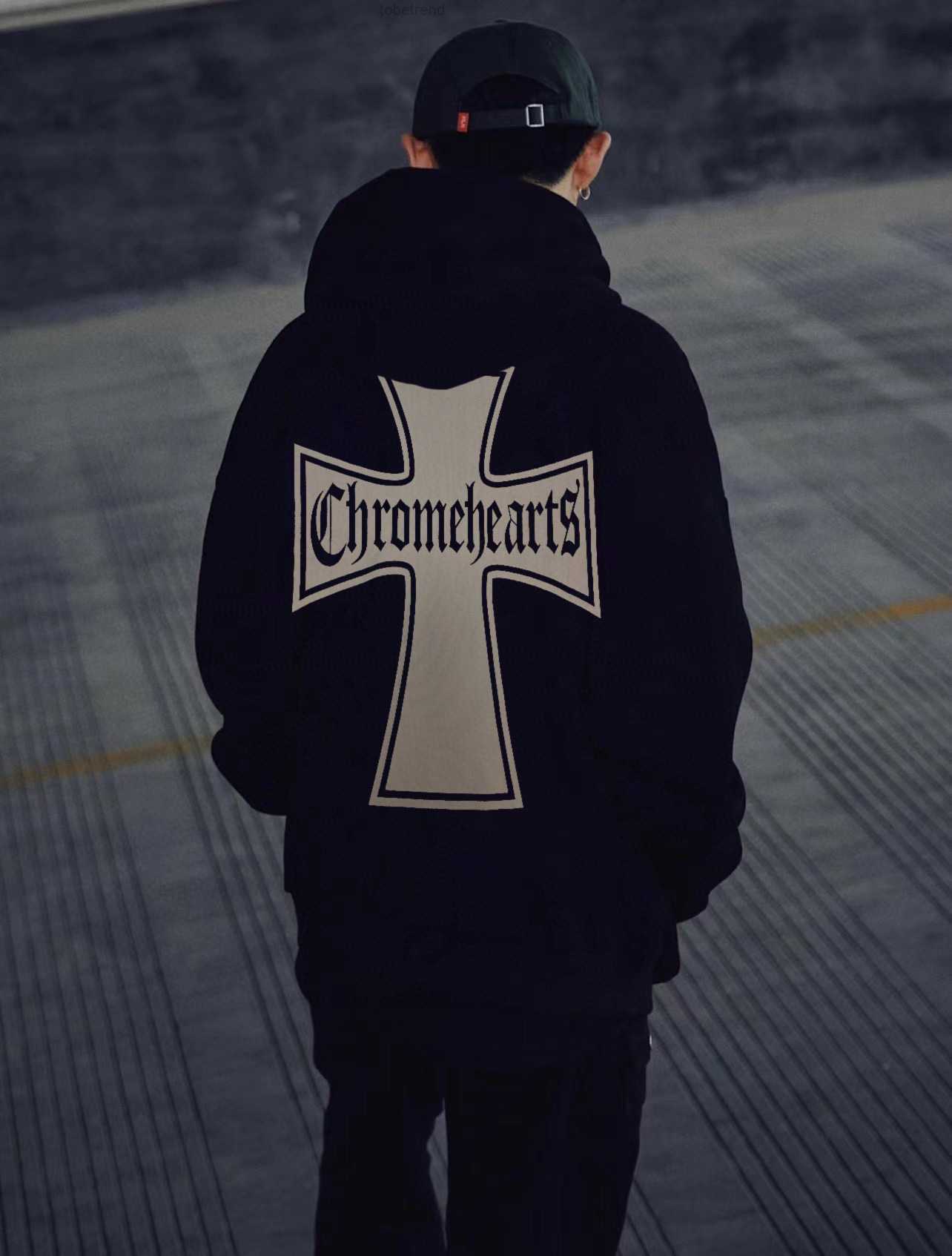 

CH Designer Clothing Men's Sweatshirts Luxury Casual Hoodie Heart Crouchot High Street Cross Print Terry Sanskrit Hoodie Streetwear Pullover jacket Tops Chromes, Shipping fee