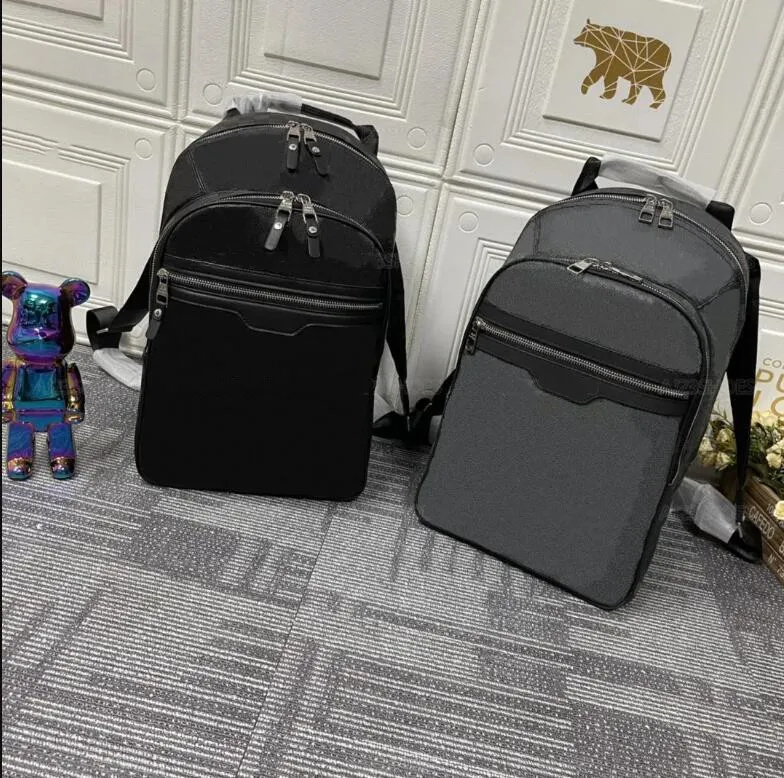

Backpack plaid Graphite Canvas fashion designer mens Black Travel bags Genuine Leather Messenger bag sports capacity backpack handbag shoulderbag crossbody