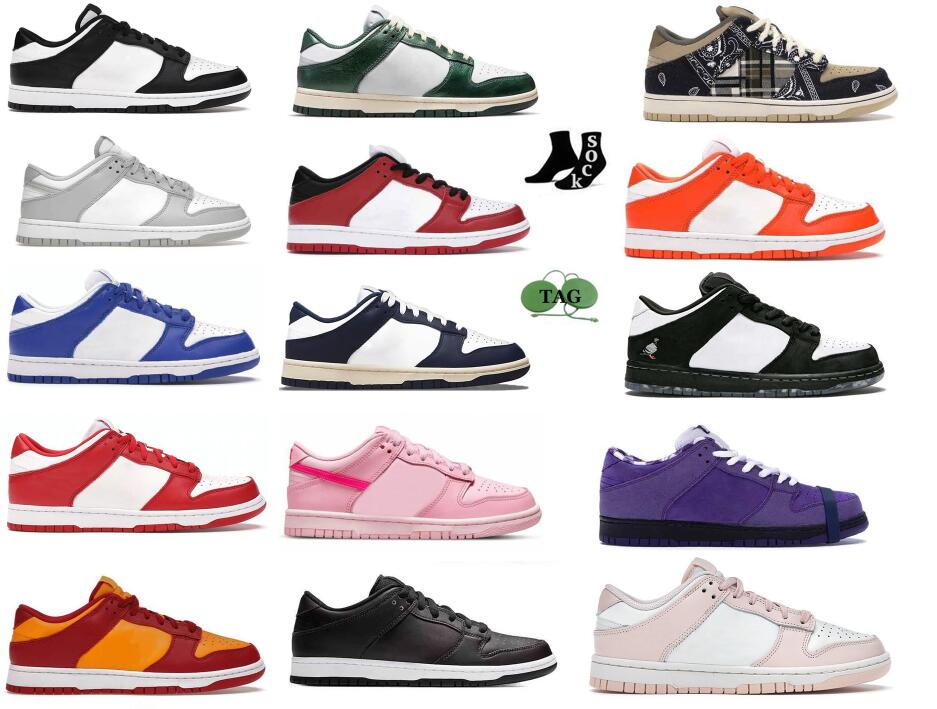 

Running shoes low Panda triple pink Grey Fog Syracuse Team Green Medium Olive UNC Georgetown sail walking GAI jogging flat sports sneakers trainers size 36-47, 22