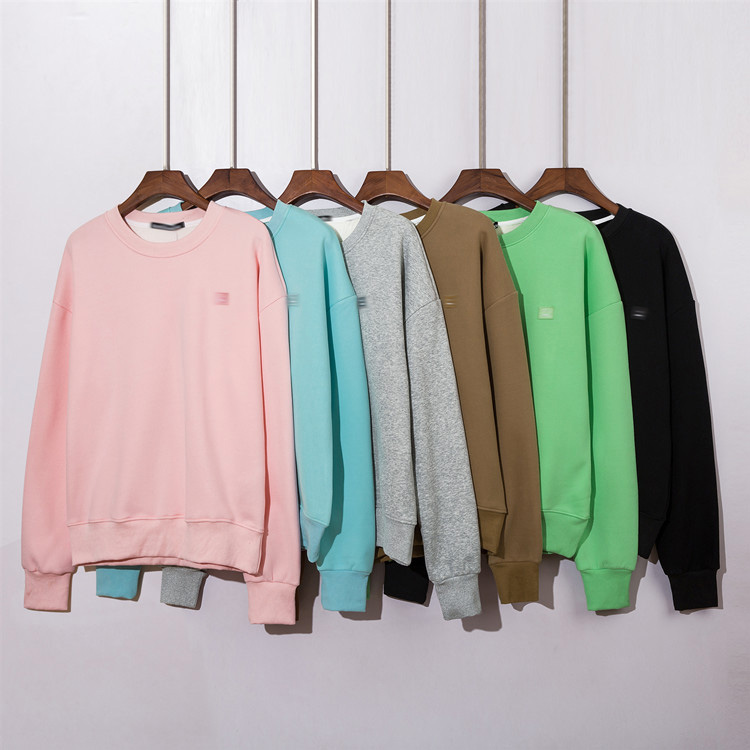 mens hoodies Sweatshirts Classic Sweden Nordic simplicity square round neck terry womens men couple Sweatshirt-image-810119303
