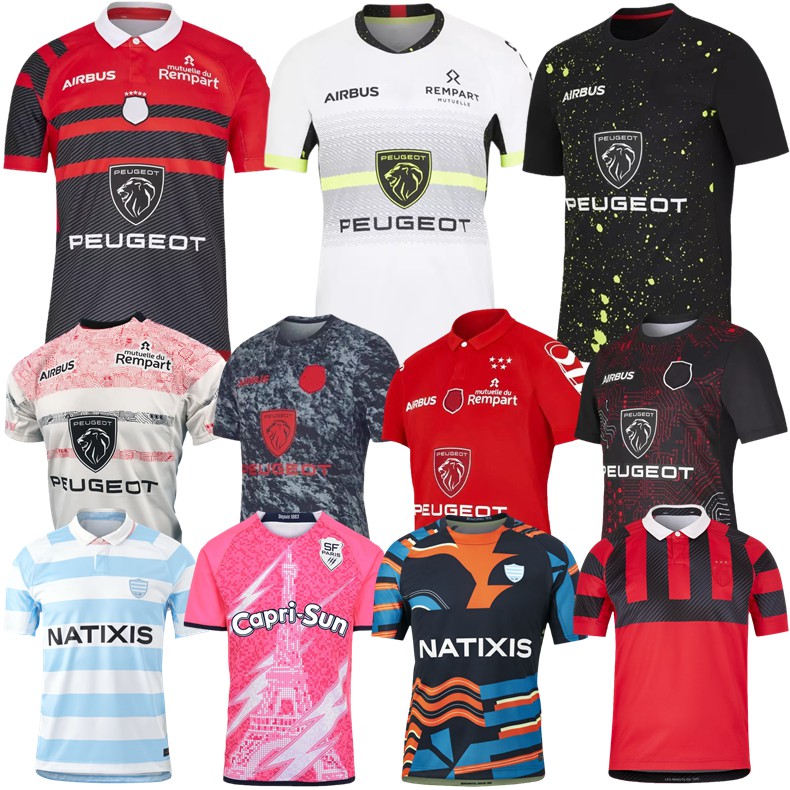 

2023 2024 BIARRITZ Racing 92 rugby jersey Maillot 22 23 Stade Francais Paris Union Toulouser Bordeaux Begles home away Perpignan Ernest Wallon Warm Up size S-5XL shirt, Union bordeaux-begles home jersey