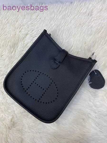 

Designer Bag Shoulder Tote 2023 Women's Evelynbag Bags h Mini Messenger Cowhide One Lychee Water Bucket Kjt1 With Logo 90PM