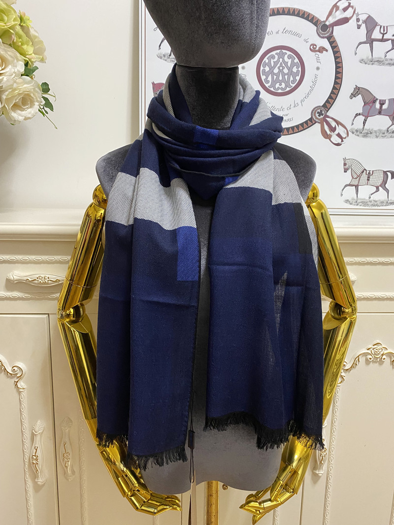 

women's long scarf scarves shawl 100% cashmere material stripes plain size 180cm - 63cm