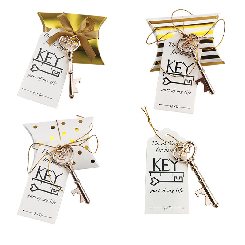 

50pcs LOVE Key Beer Bottle Opener Wine Openers Wedding Party Favors Vintage Kitchen Accessories Antique Gifts