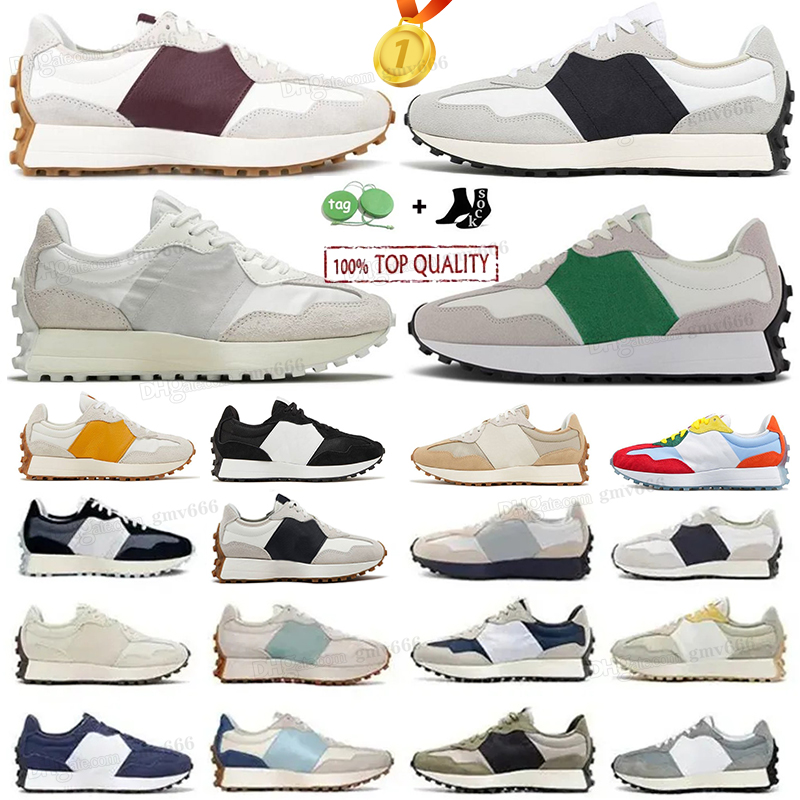 

327 Running Shoes Sneakers NB327 Blue Light Camel White Grey Grass Green Sea Salt Red Bean Milk Dark Gray Womens Low Jogging Walking Shoe new balance
