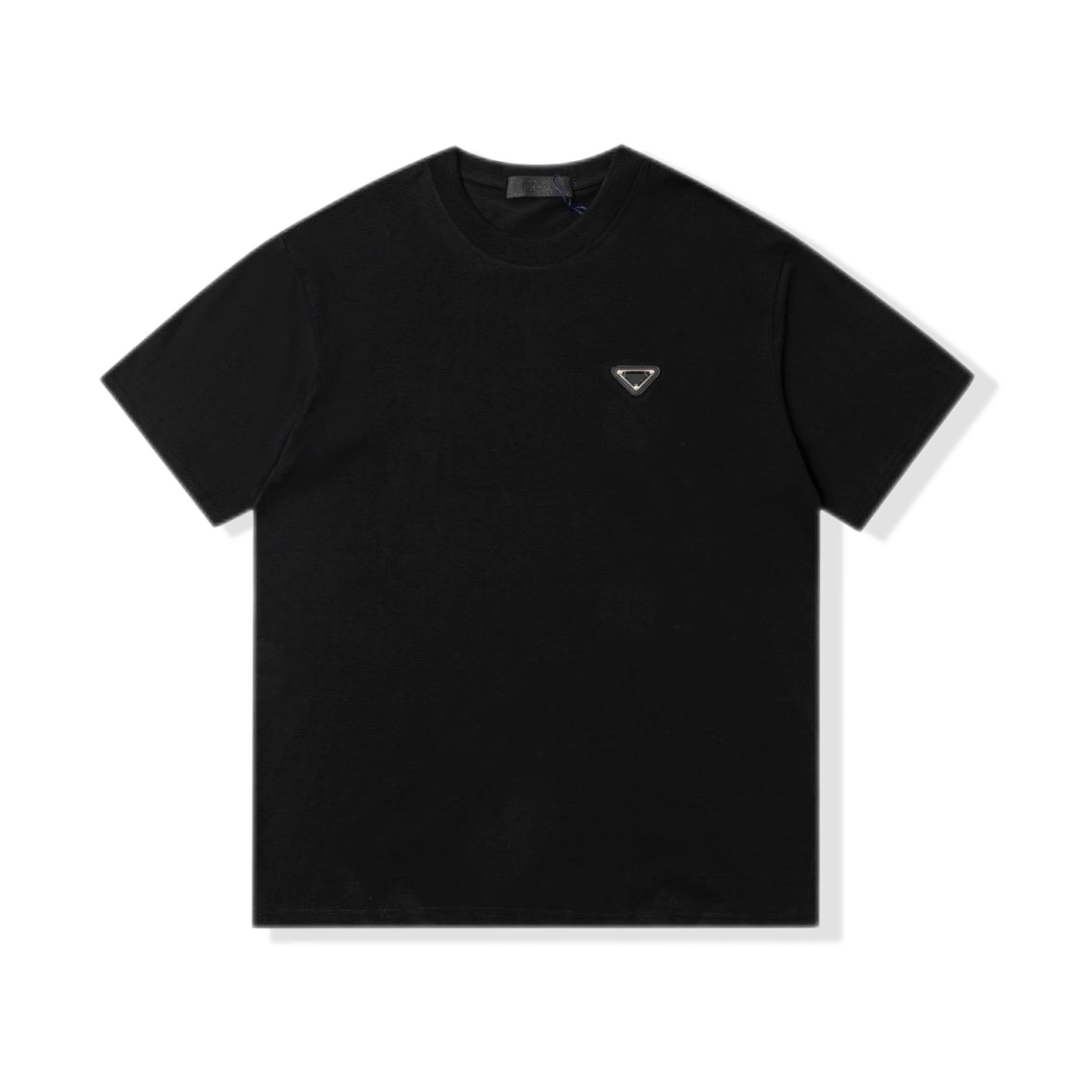 

Summer Cotton T Shirts Men 2023 O neck Tops Clothing Casual Man Streetwear Cool Tee Shirts, Black