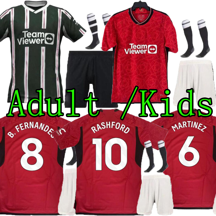 

23 24 SANCHO soccer jerseys BRUNO FERNANDES RASHFORD football shirt 2023 2024 adult kids MANS UTDS MARTINEZ CASEMIRO ANTONY MANCHESTERS Garnacho, Black