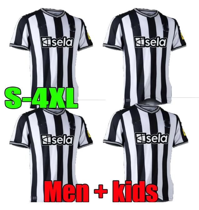 

XXXL 4XL 23 24 Newcastle home away soccer jerseys Kids Kit 2023 2024 UnITeDS black white Goalkeeper Third BRUNO G. WILSON SAINT MAXIMIN MURPHY Football Shirt UNITED