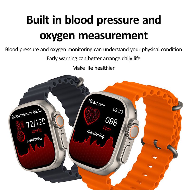 

Smartwatch HK8 Pro Max Ultra High Refresh Amoled Screen 49mm 2.12inch Series 8 Rtae NFC Men Women Sport Watches 2023 New